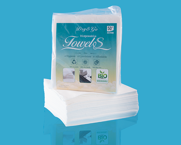 White  Disposable Medium Towels - Carton of 600 pieces